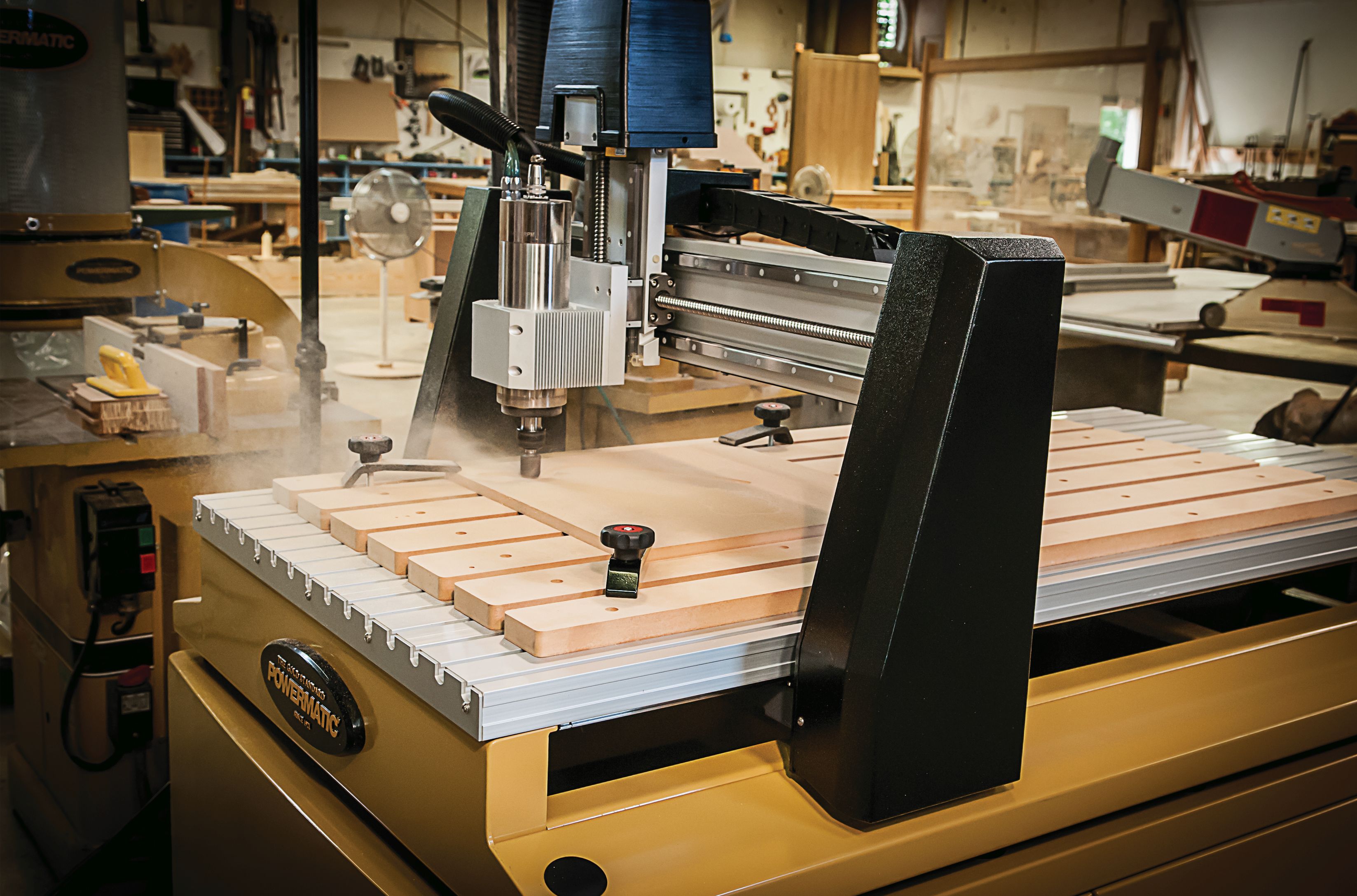 2 New Mid Size CNC Woodworking Routers from Powermatic - Tool Craze