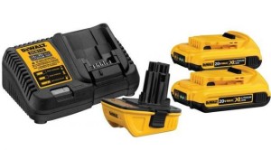 DEWALT battery adapter set tool craze