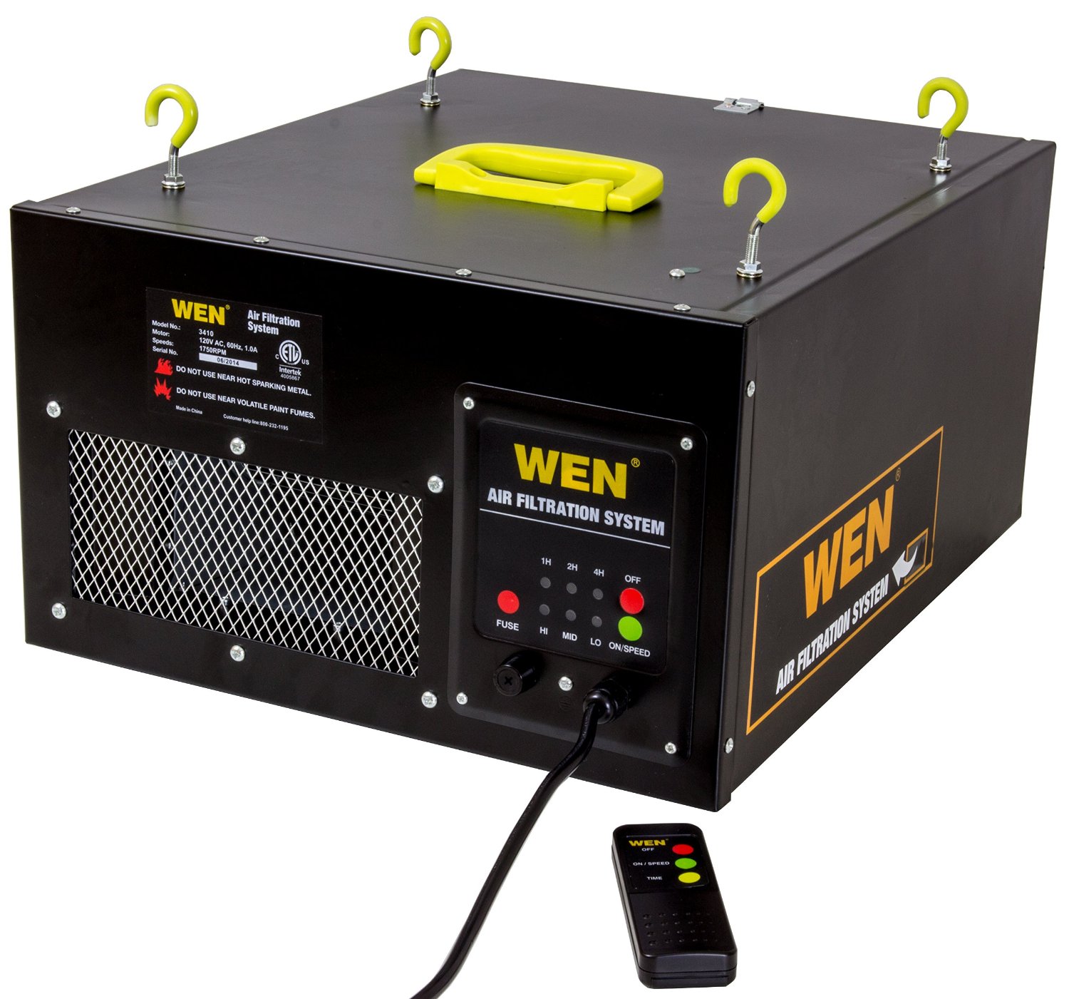 Deal - WEN 3410 3-Speed Remote-Controlled Air Filtration System $125