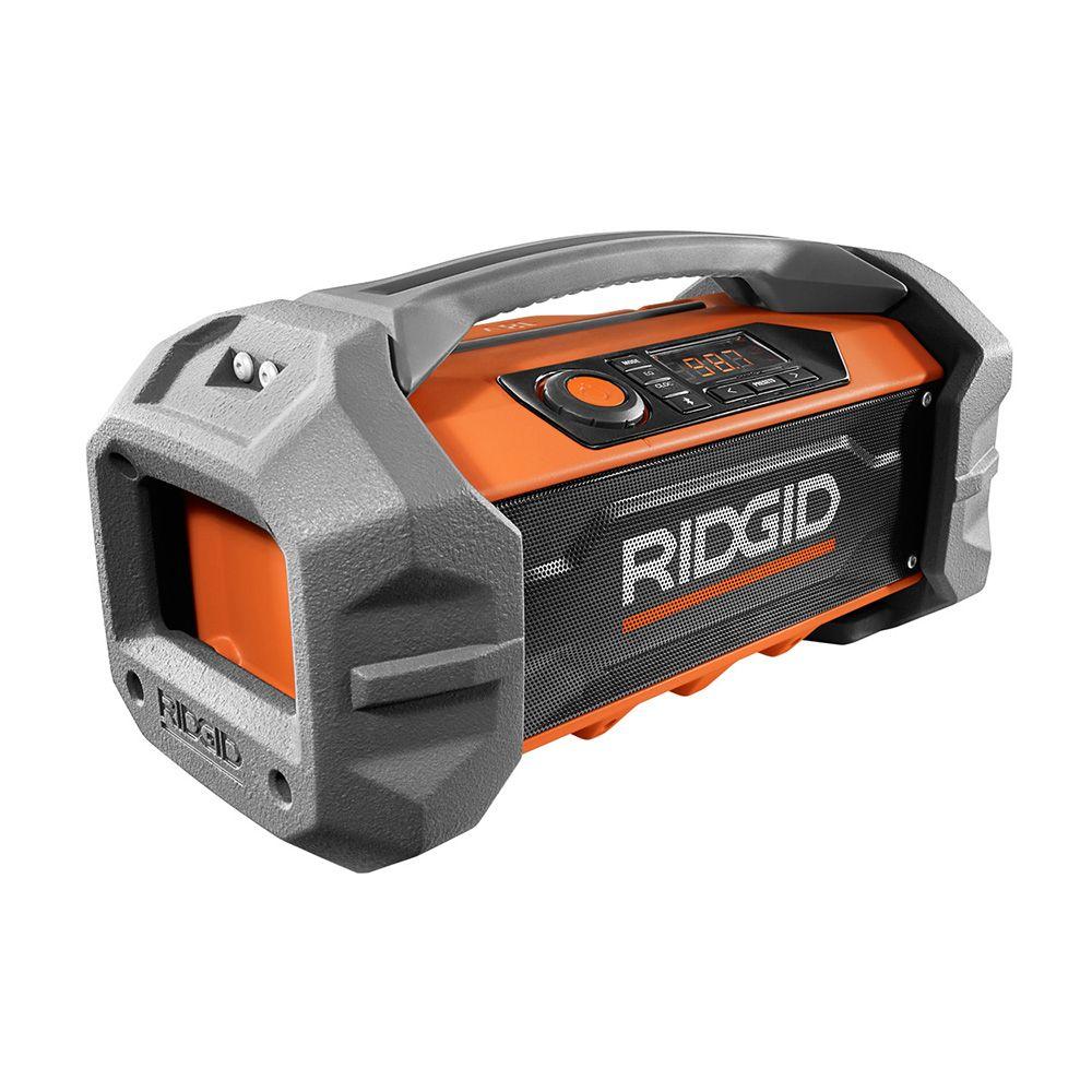 RIDGID GEN5X 18V Jobsite Radio with Bluetooth R84087 ...