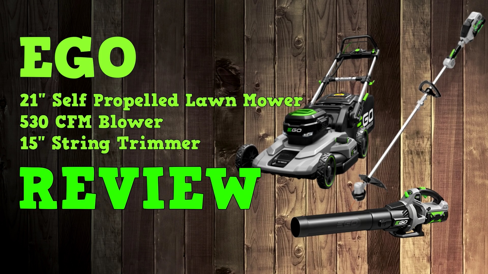 Ego 56V 21" Self Propelled Mower &amp; 530 CFM Blower &amp; 15 