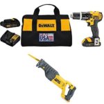 Deal – DEWALT 20V MAX Compact 1.5 Ah Hammer Drill/Driver Kit w/20-Volt MAX Reciprocating Saw $199