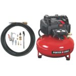 Deal – Porter Cable 6 Gal Compressor and 15 piece accessory kit $99 Today Only 12/9