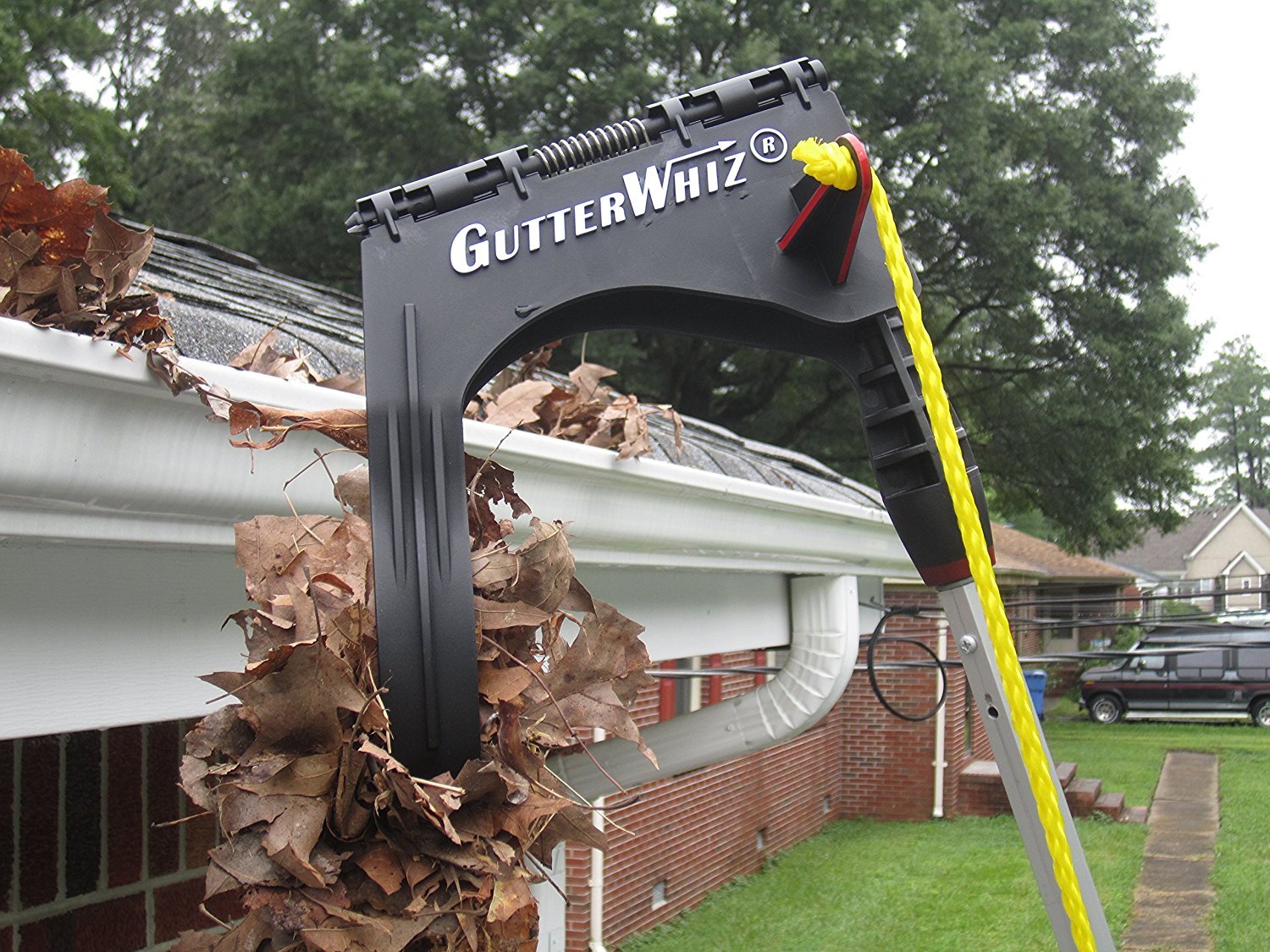 cleaning tool gutter gutters leaves junk craze tree