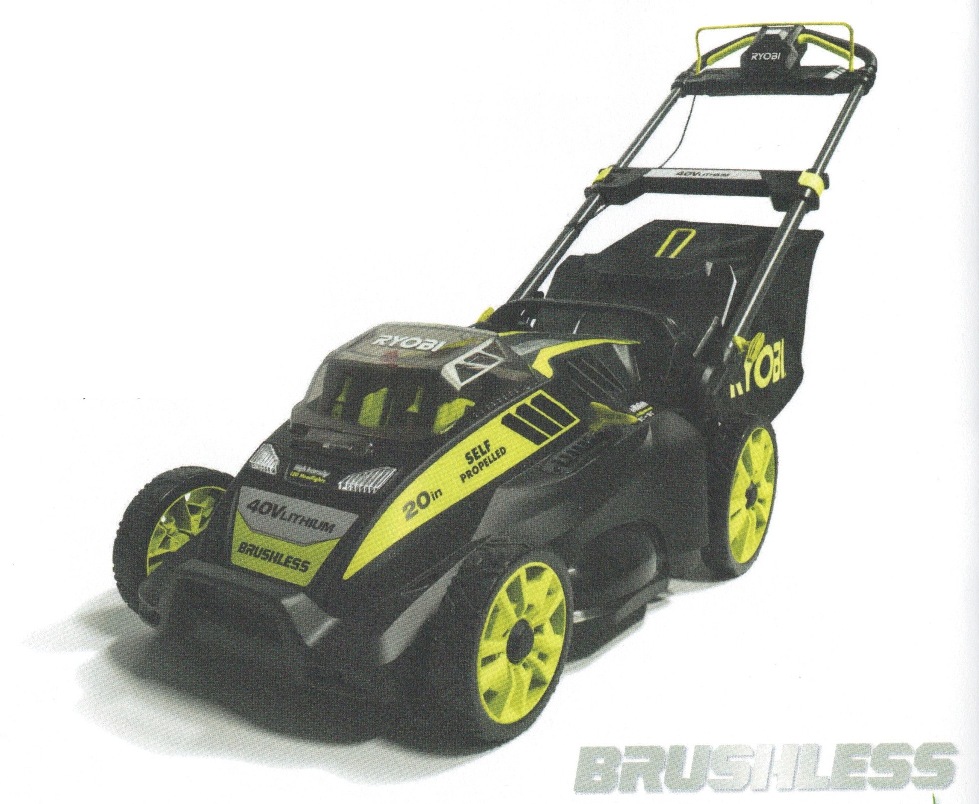 Ryobi 20-Inch Ry40190 Cordless Battery Self-Propelled Lawn Mower : RYOBI 40V 20-Inch Brushless Cordless SMART TREK Self ... - Wet grass, however, is not your friend.