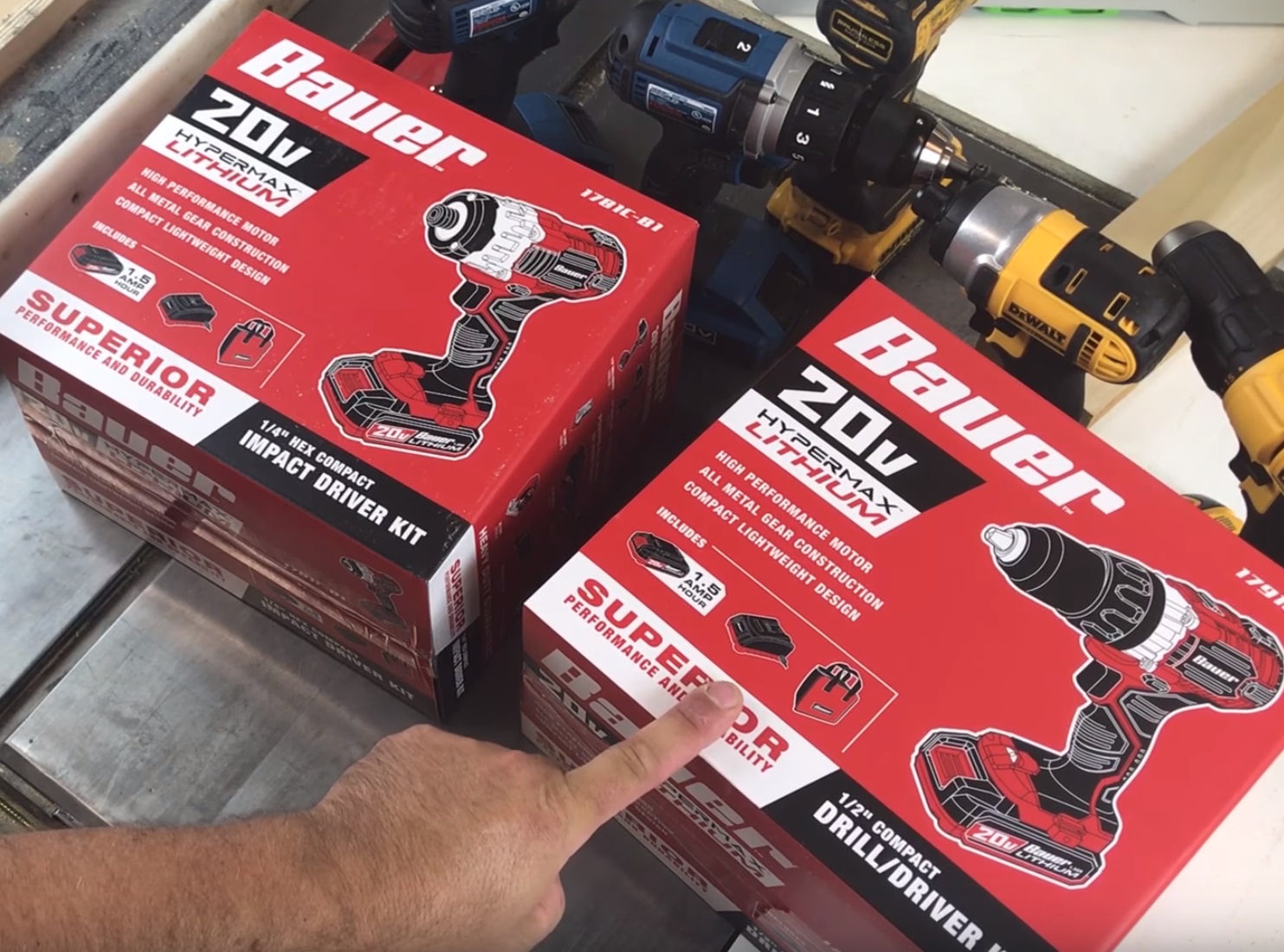 Bauer Hypermax 20V Drill and Impact Driver First Look Video - Tool Craze