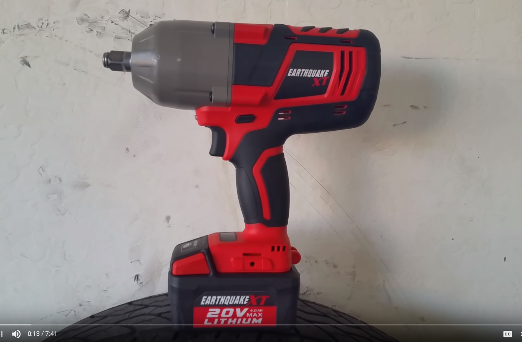 Earthquake XT 20V 1/2" Impact Wrench Video Review Tool Craze