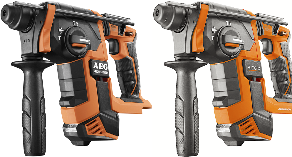 New AEG / Ridgid 18V Brushless SDS+ Rotary Hammer Spotted Tool Craze