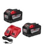 Crazy Deal – Two Milwaukee 9.0ah Batteries and A Rapid Charger For $199.96