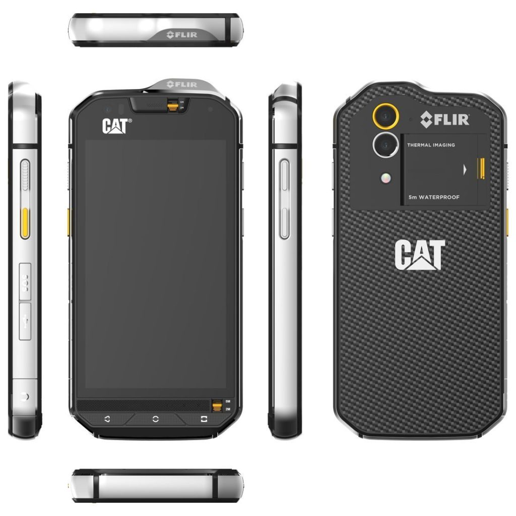 CAT PHONES S60 Rugged Waterproof Smartphone with integrated FLIR camera Tool Craze
