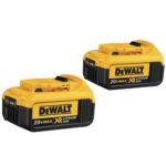 Deal- Dewalt DCB204-2 20V MAX Premium XR Lithium Ion Battery (2-Pack) $86.99