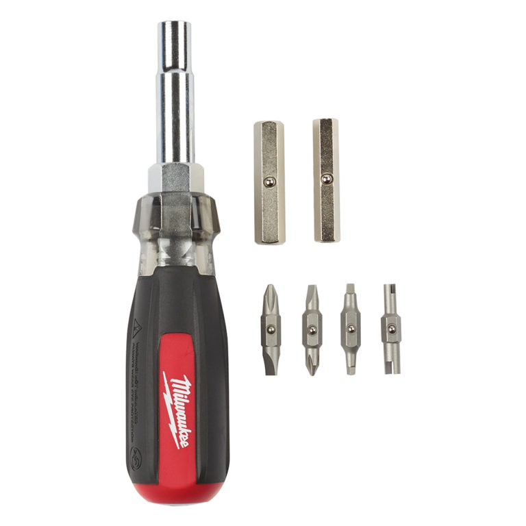 Milwaukee 13 in 1 Cushion Grip Screwdriver with Schrader Valve Bit