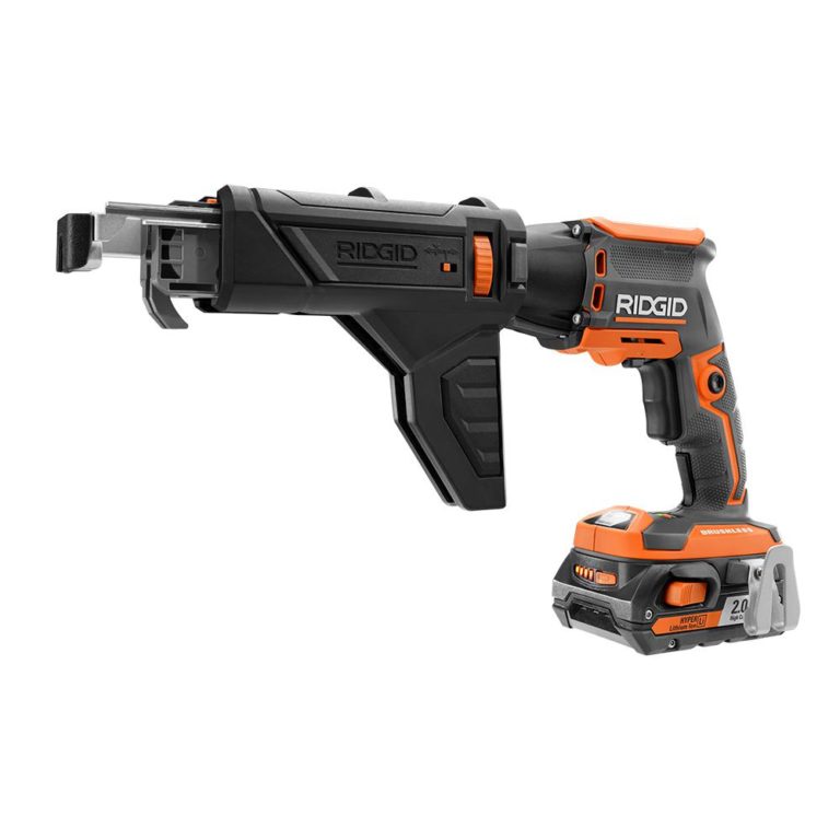 Ridgid 18V Brushless Drywall Screwdriver Kit with Collated Attachment