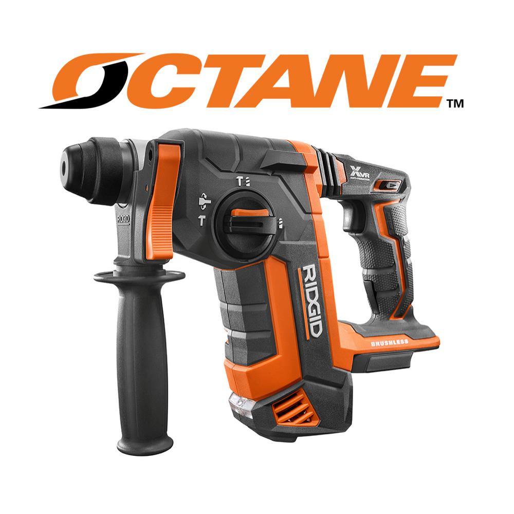 Ridgid 18V Octane Brushless SDS Plus Rotary Hammer Now Here Tool Craze