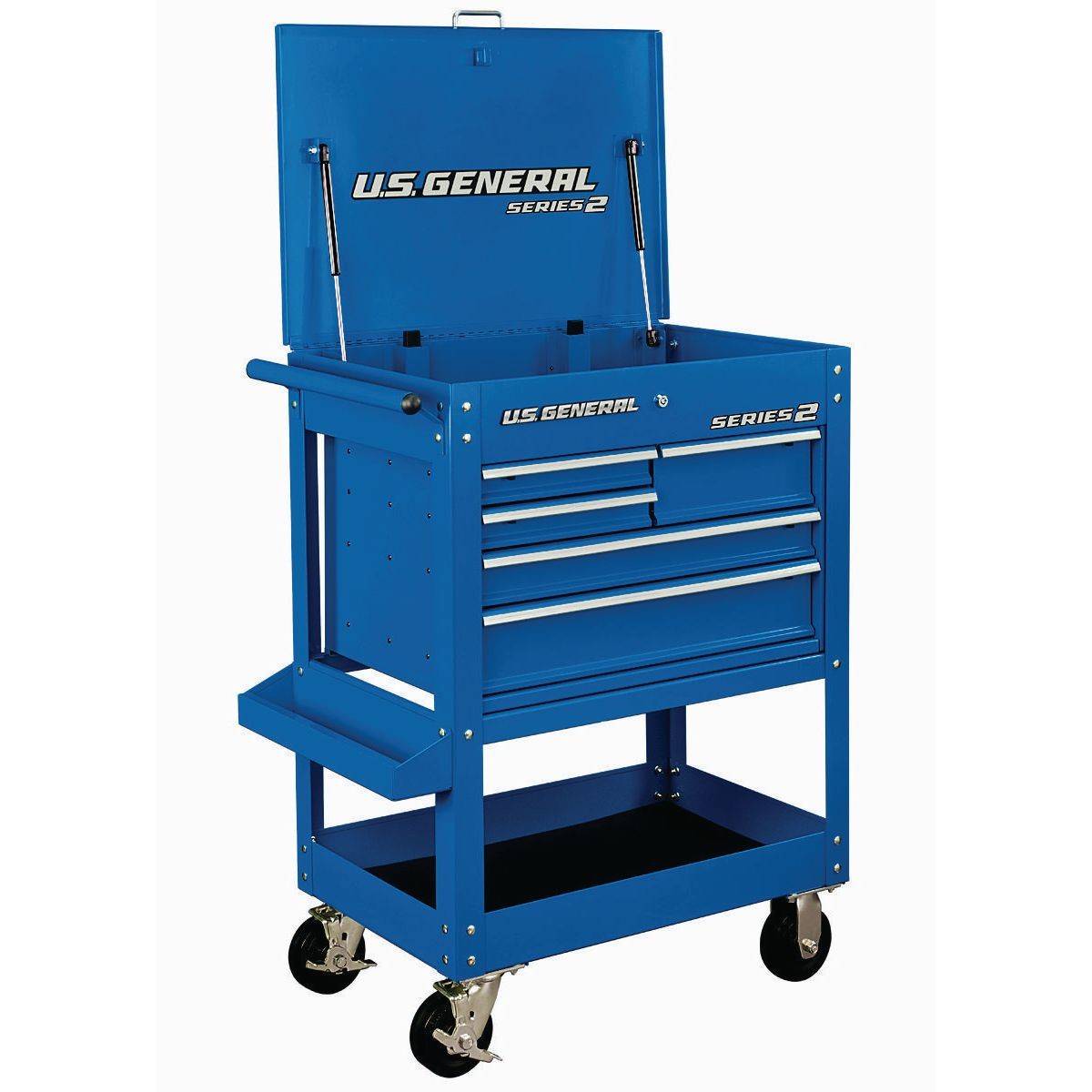 5 drawer mechanics cart blue - Tool Craze