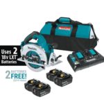 Deal – Makita X2 Brushless 7-1/4″ Circular Saw Kit XSH06PT w/ 4x 5.0ah Batteries $349!