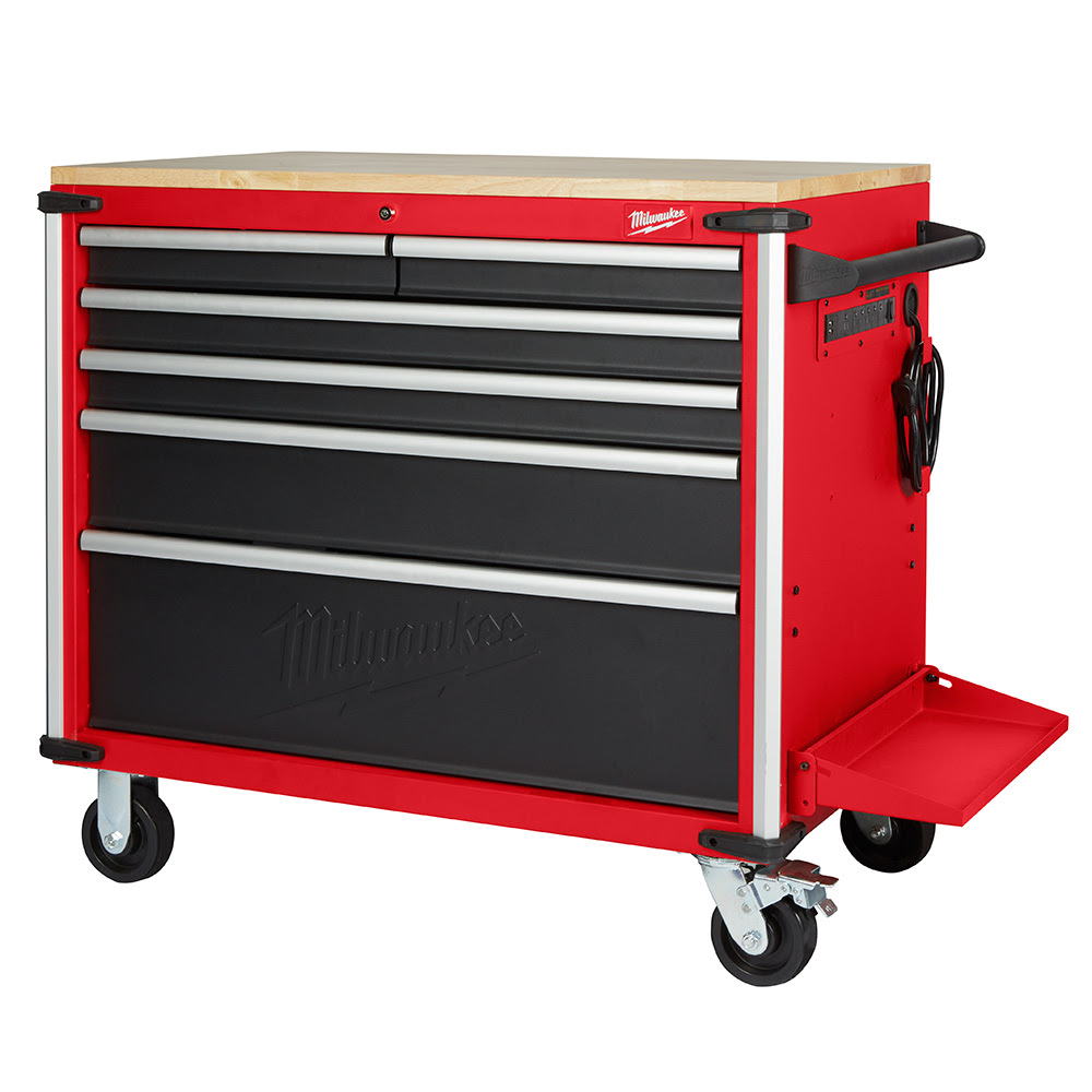 New Milwaukee Steel Storage 40 Mobile Work Bench And 56 High