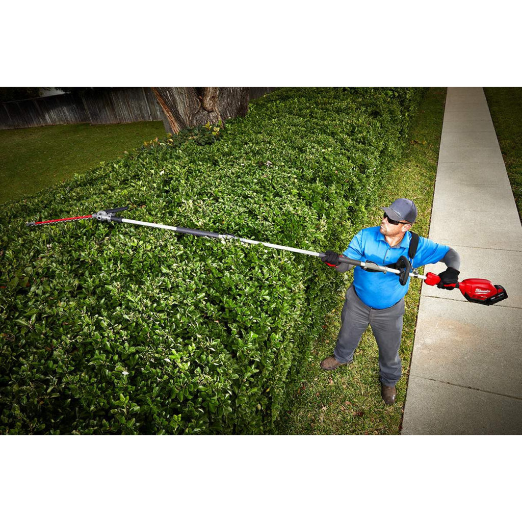 articulating pole hedge trimmer