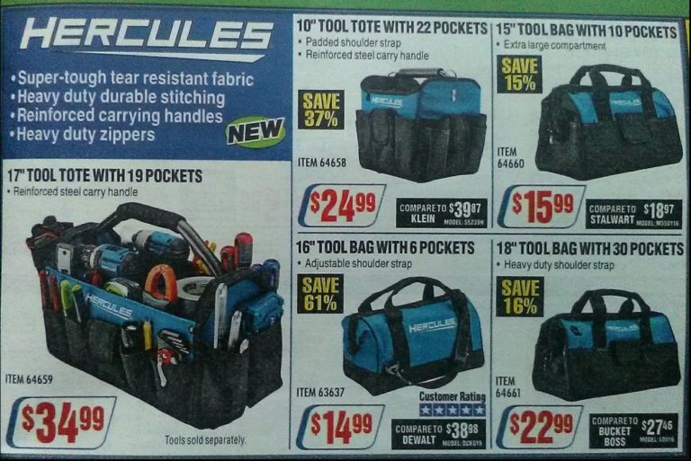 New Hercules Tool Bags Tool Craze