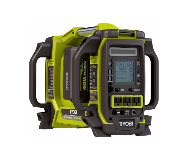 RYOBI 40V 1500 Watt Battery Powered Inverter Generator RYi1802B5 - Tool ...