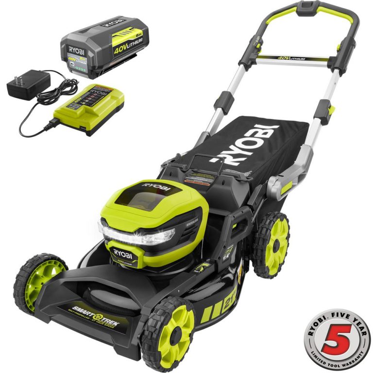 2 New Ryobi 40V Smart TREK Brushless Self Propelled Mowers 20" RY40LM30