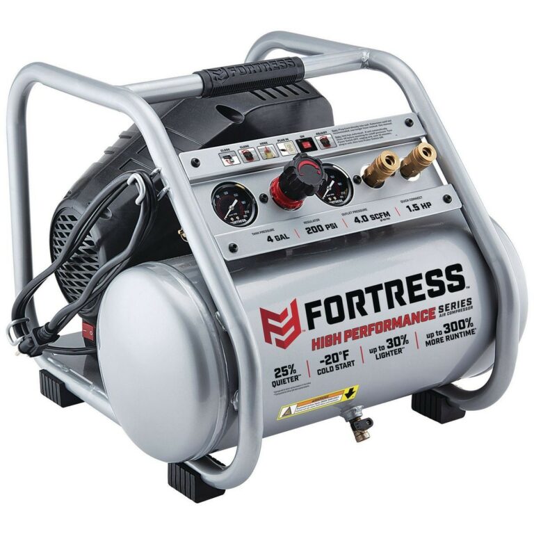 Fortress 4 Gallon 200 PSI Oil Free Air Compressor - Tool Craze