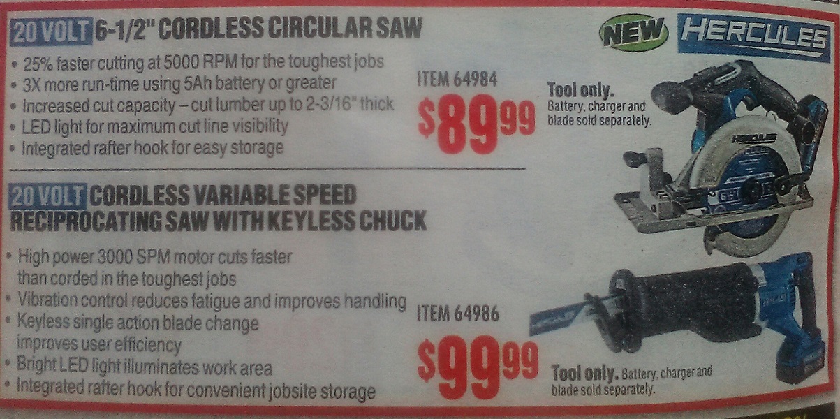 Hercules 20V Cordless Reciprocating Saw Is Finally Here! Tool Craze