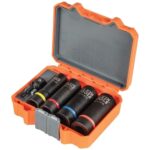 Klein Tools 2 in 1 Imperial or Metric Socket Sets Include Eight Sizes Combined into 4 Sockets