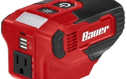 bauer 18V 190W power source battery inverter