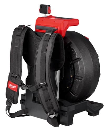 Milwaukee M18 100 Foot Flexible Inspection Camera backpack
