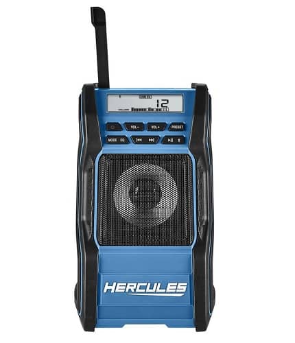 Hercules 20V / 120V Dual Power Bluetooth Speaker Radio antenna