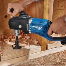 Hercules 20V Brushless 1/2 Right Angle Drill in action