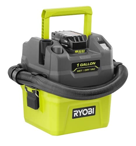 Ryobi 18V 1 Gallon Wet Dry Vacuum handle