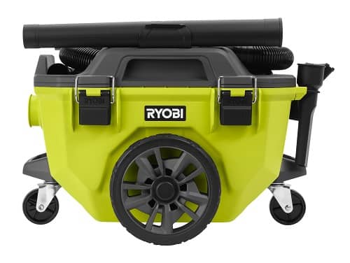 Ryobi 18V 6 Gallon Wet Dry Vacuum Gen 2 wheels