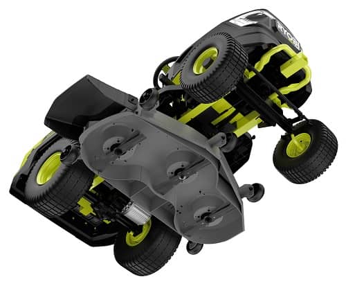 Ryobi 80V HP Brushless 46 Lithium Electric Riding Lawn Tractor under