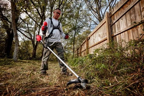 Milwaukee M18 Fuel Brush Cutter 3015-20 in action 2