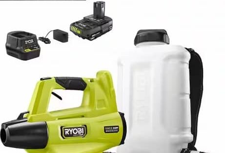 Ryobi 18V brushless 3 gallon backpack fogger sprayer kit