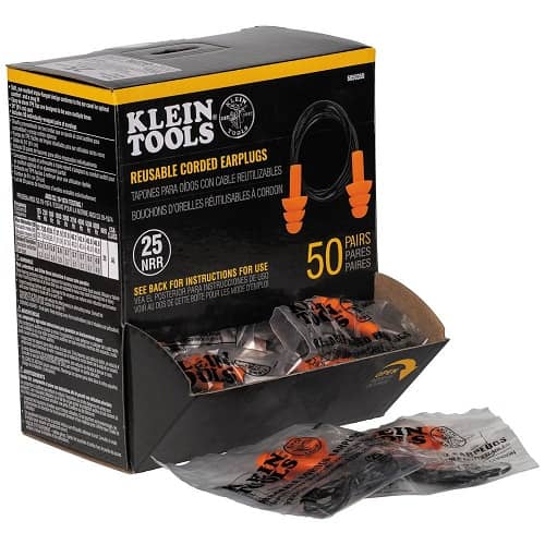 Klein Corded Earplugs 50 pack