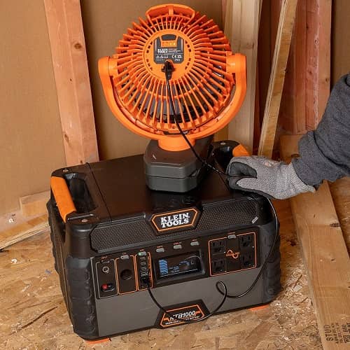 Klein Tools Rechargeable Clamping Fan PJSFM2 usb