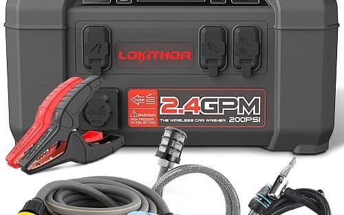 LOKITHOR AW401 Car Jump Starter Pressure Washer Inflator 5 In 1