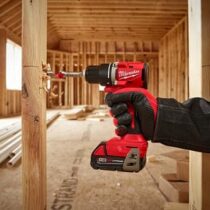 Milwaukee M18 Compact Brushless 1/2" Drill in action