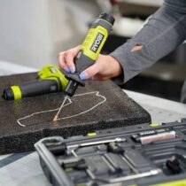 Ryobi USB Lithium Foam Cutter Kit FVH64K in action