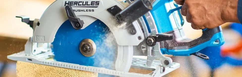 Hercules 20V Brushless 7-1/4" Rear Handle Worm Drive Style Circular Saw