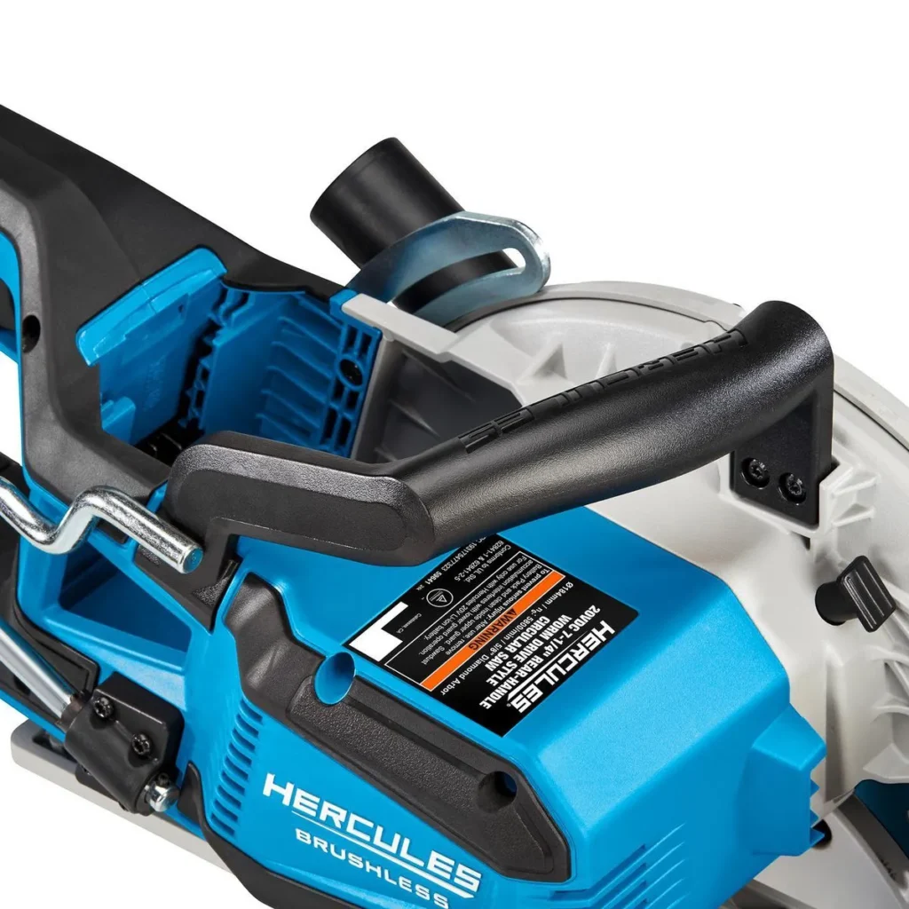 Hercules 20V Brushless 7-1/4" Rear Handle Worm Drive Style Circular Saw