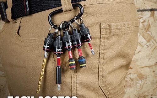 Milwaukee 5 Piece Bit Holder with Carabiner 48-32-4537