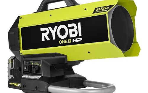 Ryobi 18V HP Brushless Hybrid Forced Air Propane Heater PBLTH01B