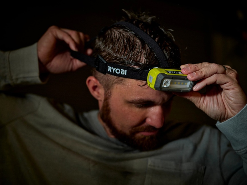 Ryobi USB Lithium Magnetic LED Headlamp Kit FVL61K
